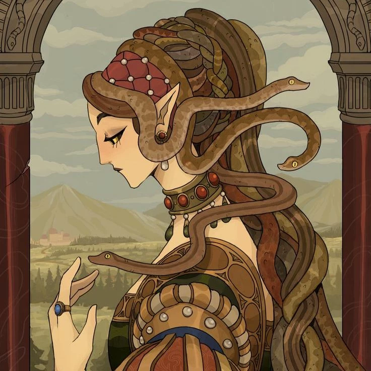 daughter of the most feared and famous gorgon 🐍 thumbnail