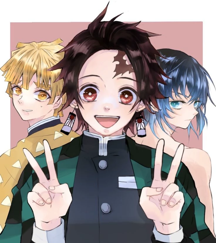 Tanjiro, Zenitsu, Inosuke thumbnail
