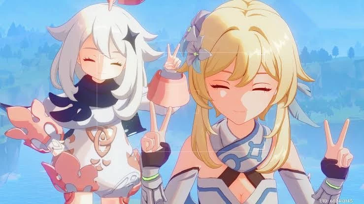 Lumine and Paimon thumbnail