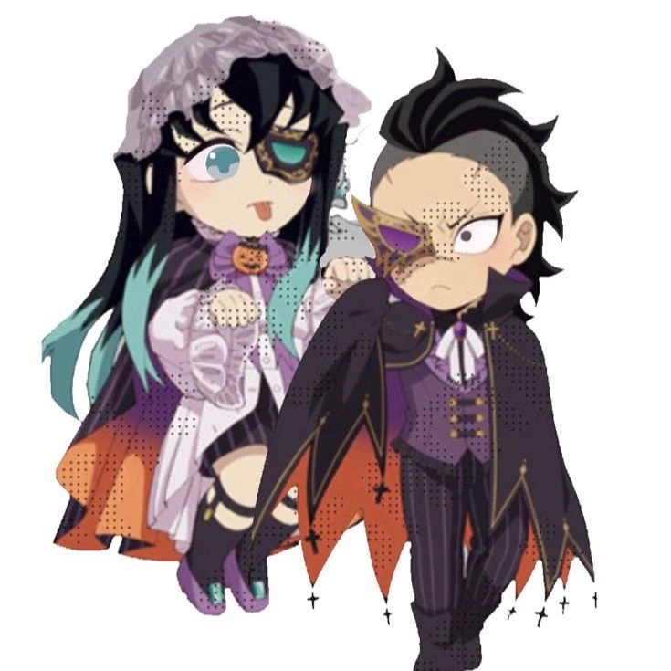 genmui Halloween Genya Shinazugawa x Muichiro Tokito thumbnail