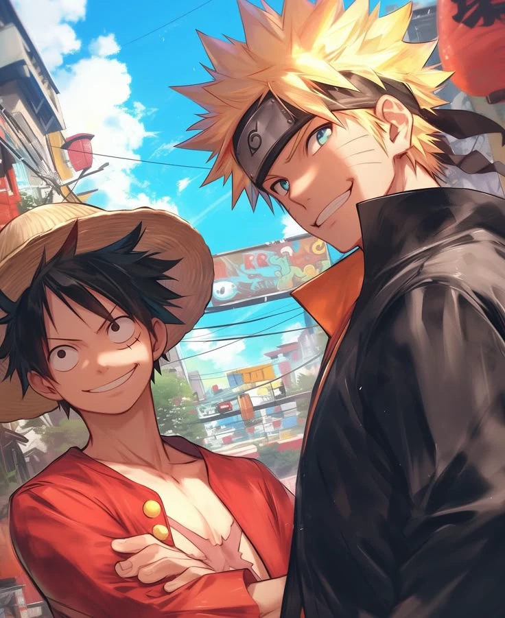one piece x naruto thumbnail