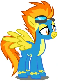 Spitfire and a flying lesson over the training ground: When a Wonderbolt has to deal with a troublemaker thumbnail