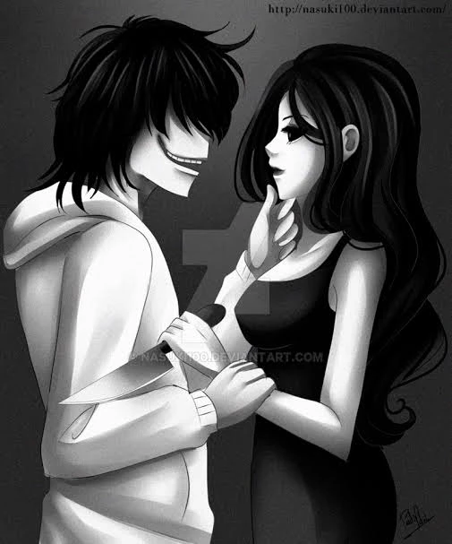 Jeff and Jane the killer couple in love thumbnail