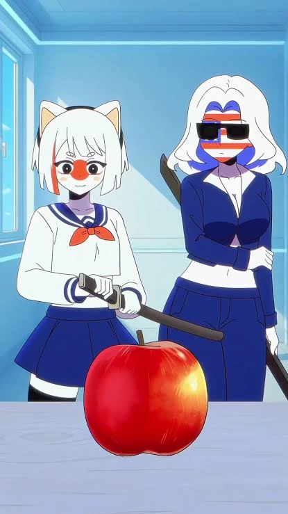 Learning to cut an apple with a katana thumbnail