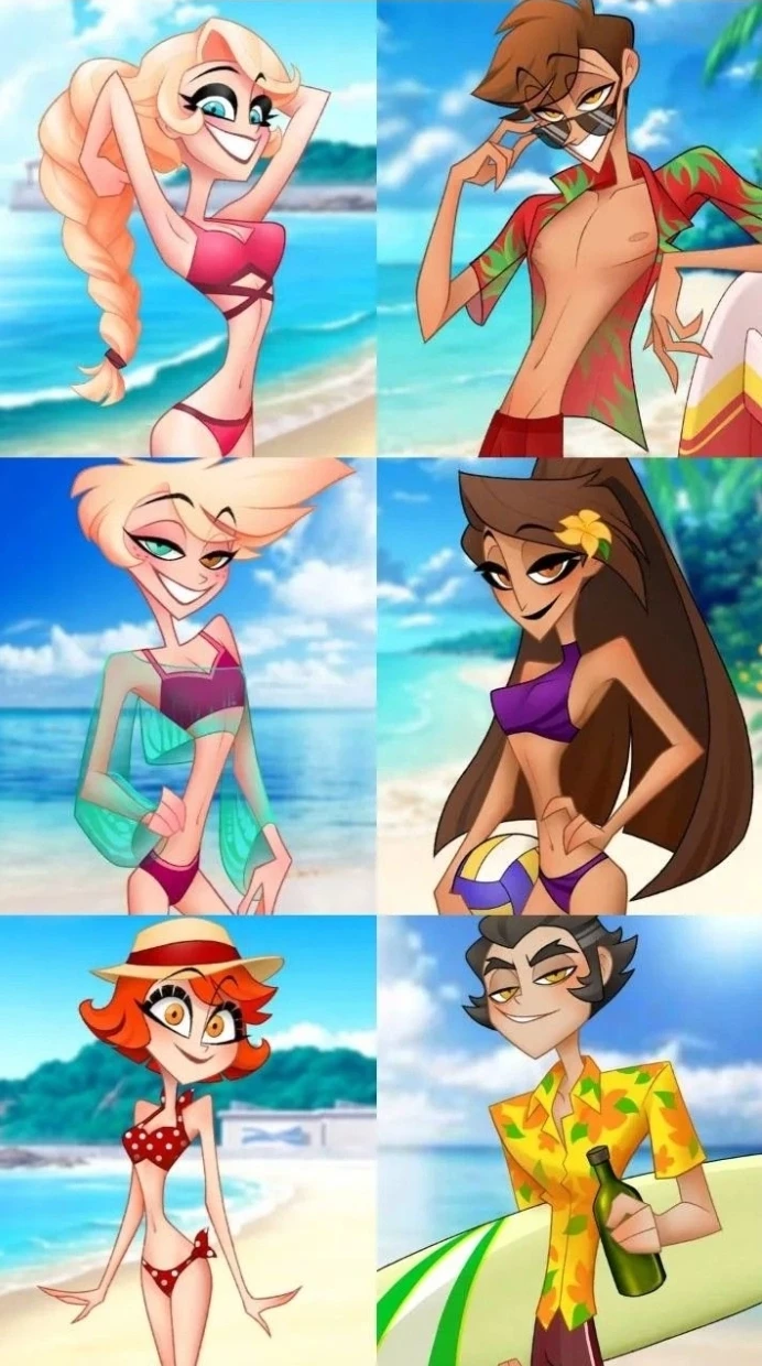 🏝Hazbin Hotel🏝 (Beach Day!!!) thumbnail