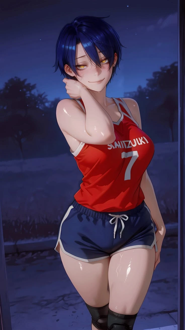 Aya - the ambitious student 🏀🔥💙 thumbnail