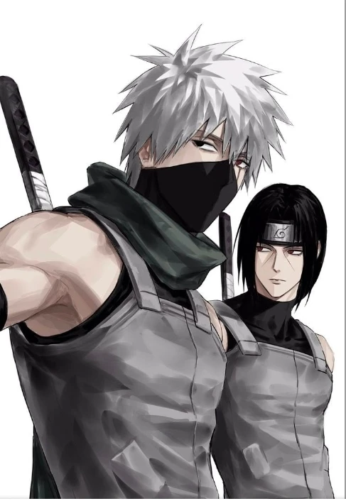He is on the same team with Kakashi and Itachi. thumbnail