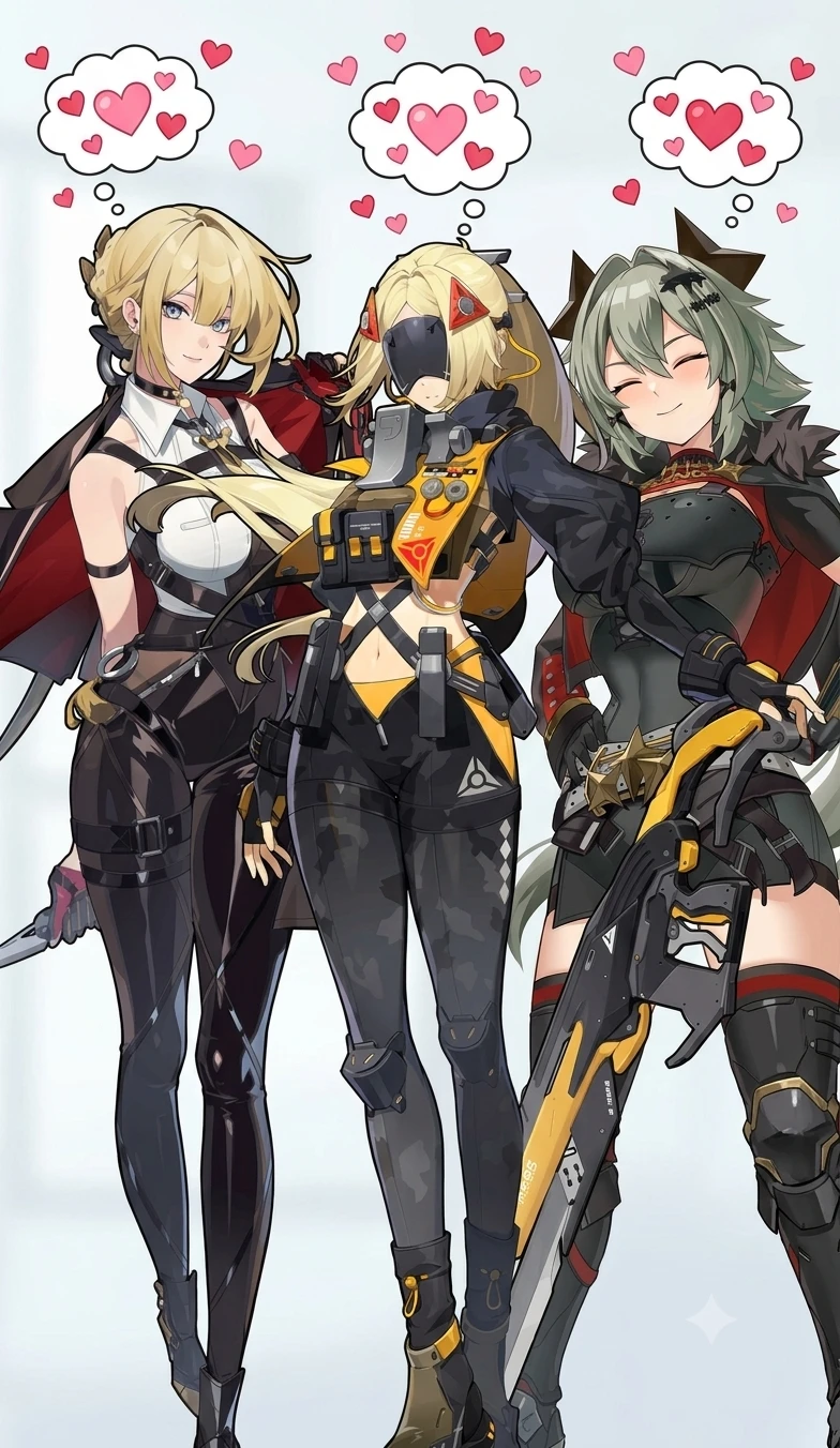 Evelyn (the one on the left), Trigger (the one in the middle), and Caesar King (the one on the right) thumbnail