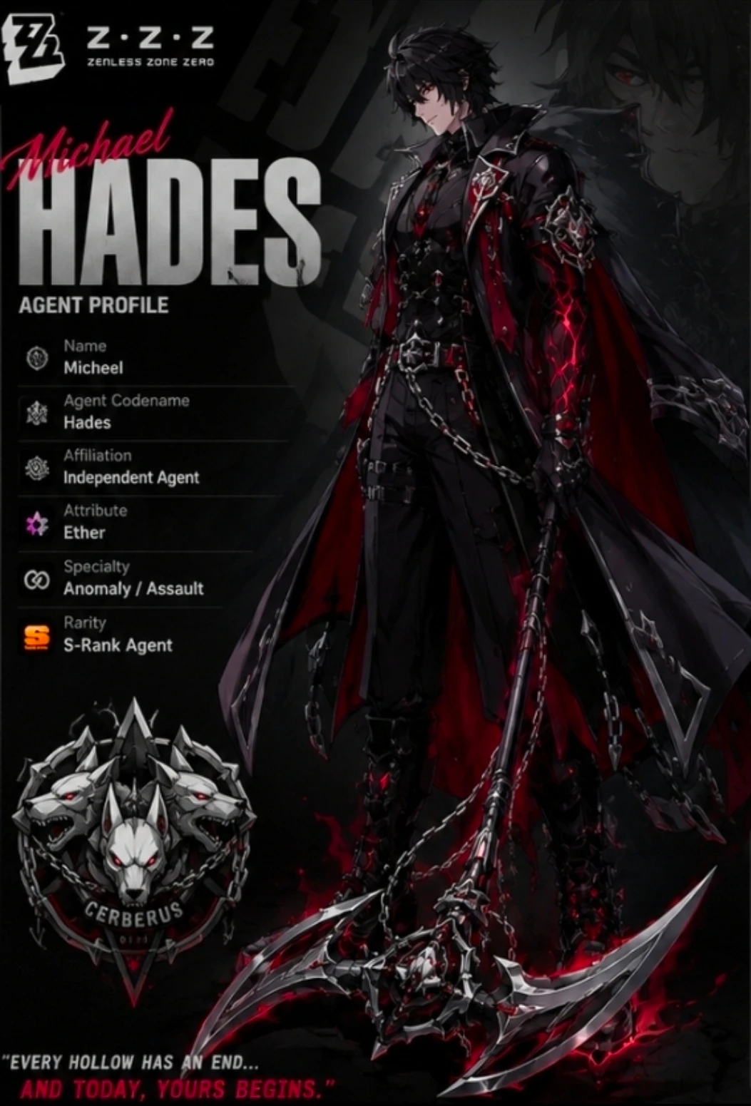 Hades (ZZZ OC Agent) thumbnail