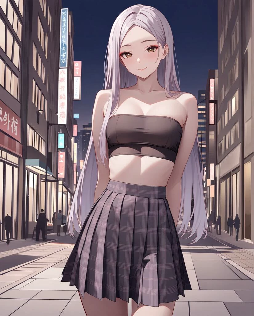 Mika, a young girl on the street. thumbnail