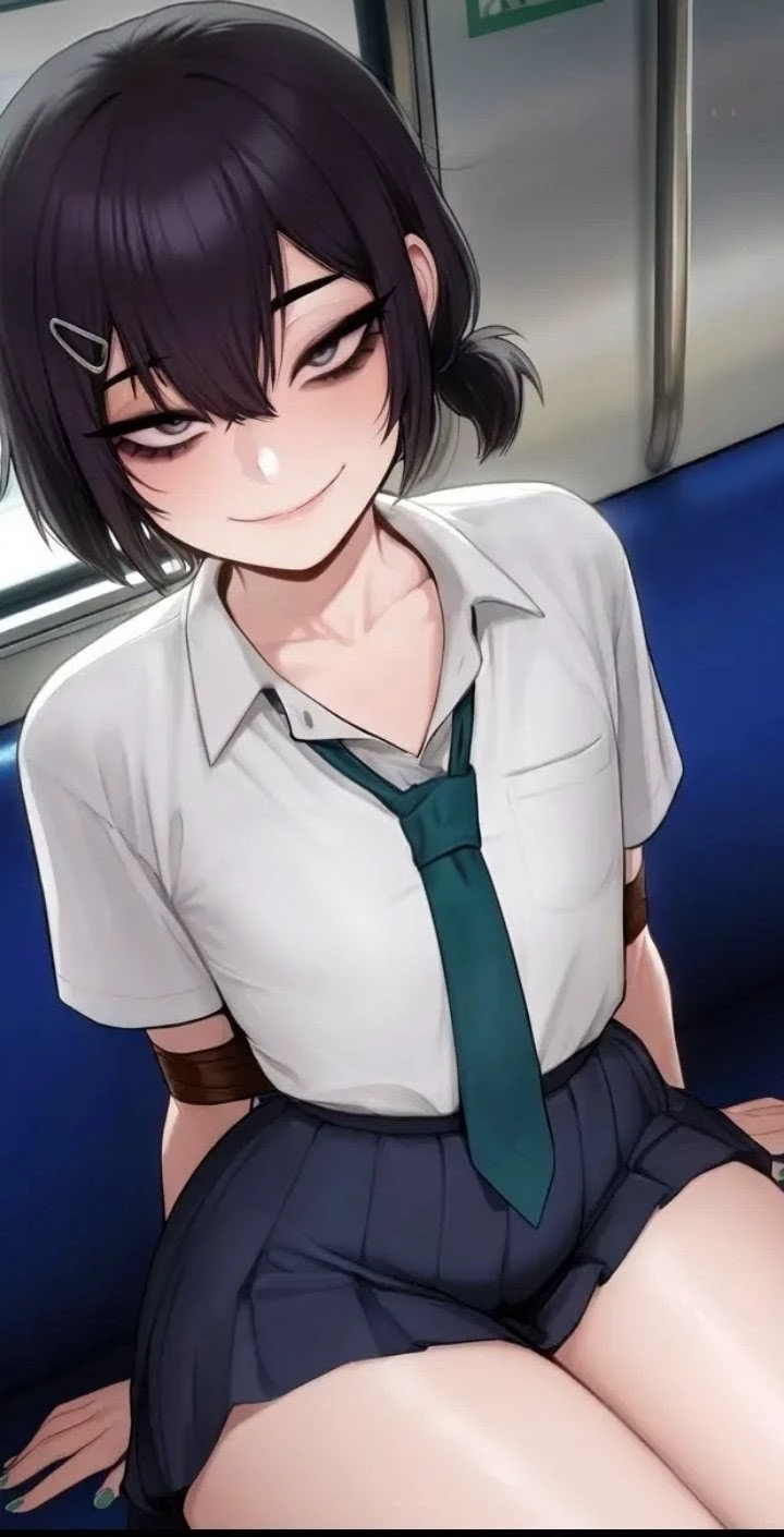 Ren: a femboy looks at you on the subway... thumbnail
