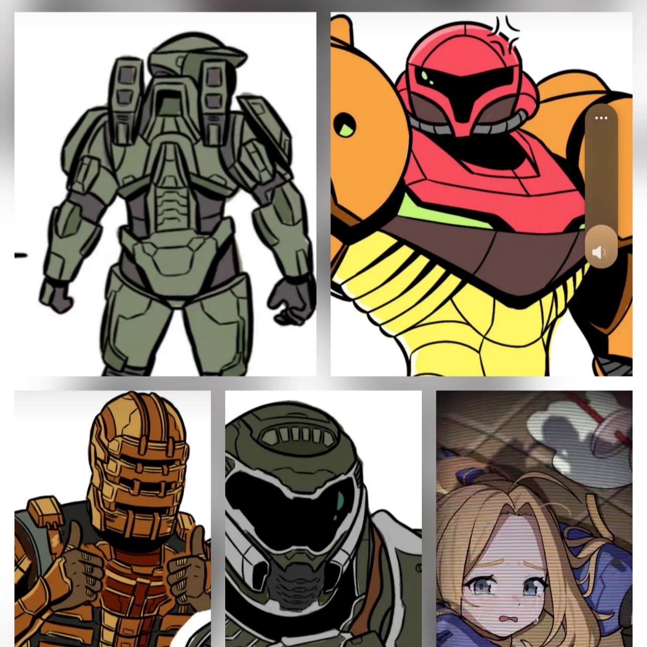 Halo/Doom/prigmata or hugh and diana/Dead Space/Metroid thumbnail
