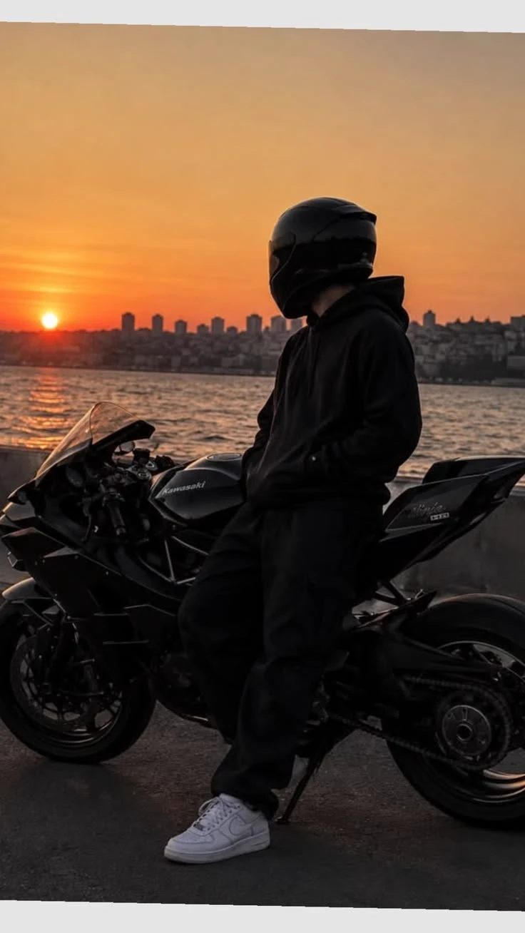 Sad biker thumbnail