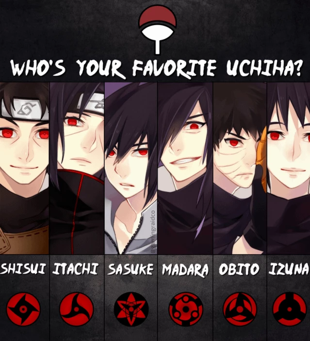 You are the daughter or son of Fugaku and Mikoto, older than Sasuke or younger than Itachi thumbnail