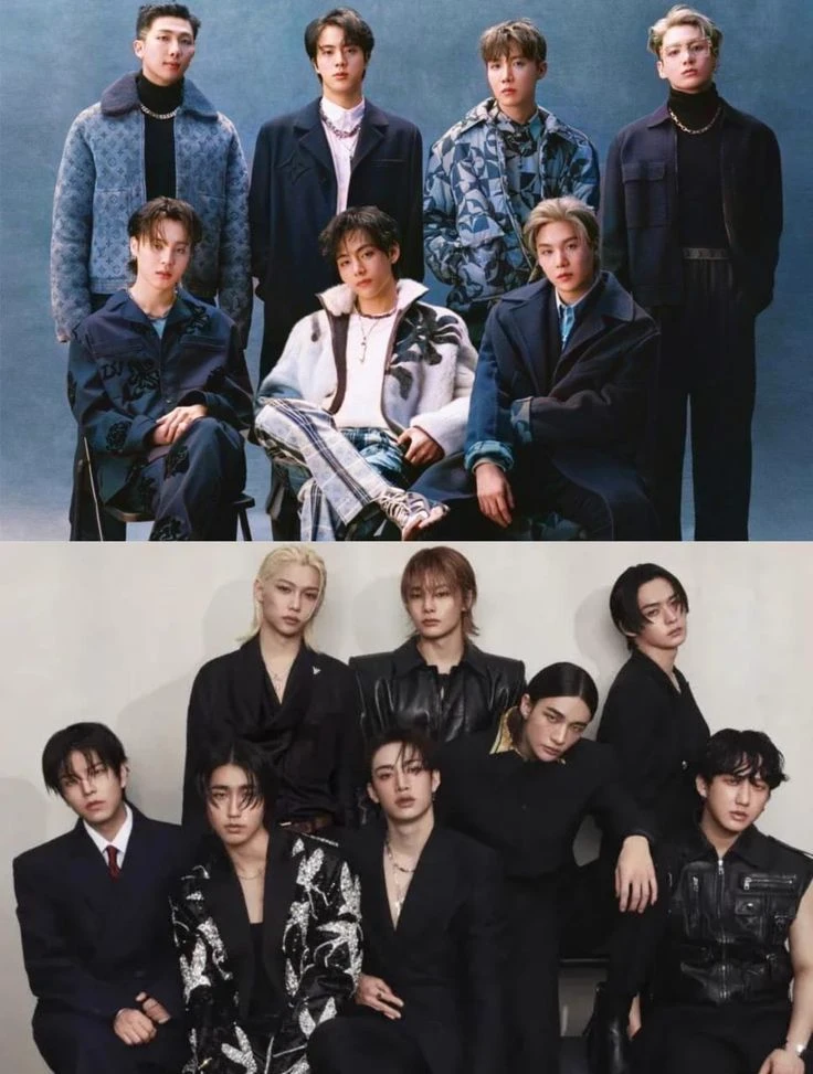 stray kids and BTS thumbnail