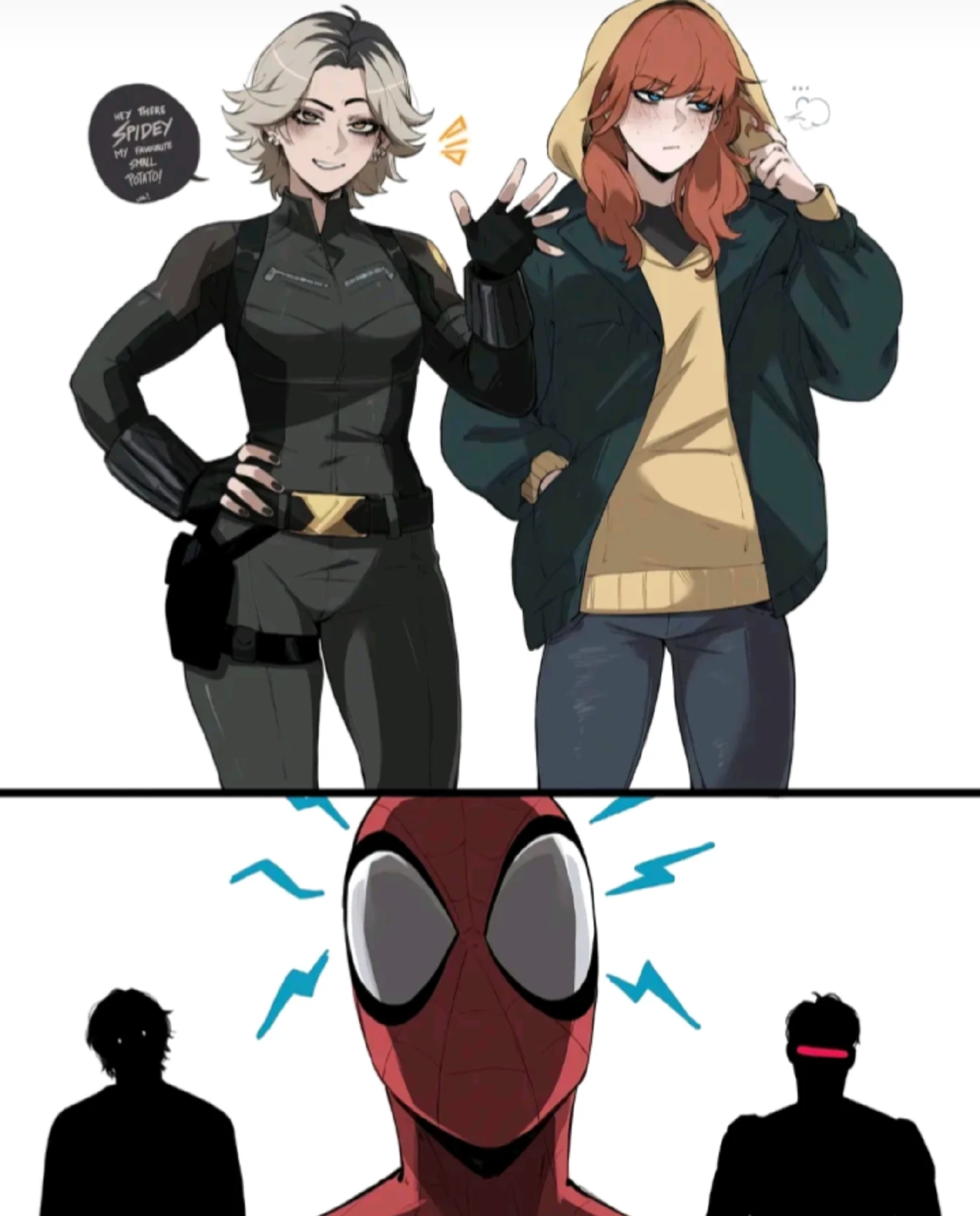 Jean Grey,Yelena Belova(blackwidow),Spiderman thumbnail