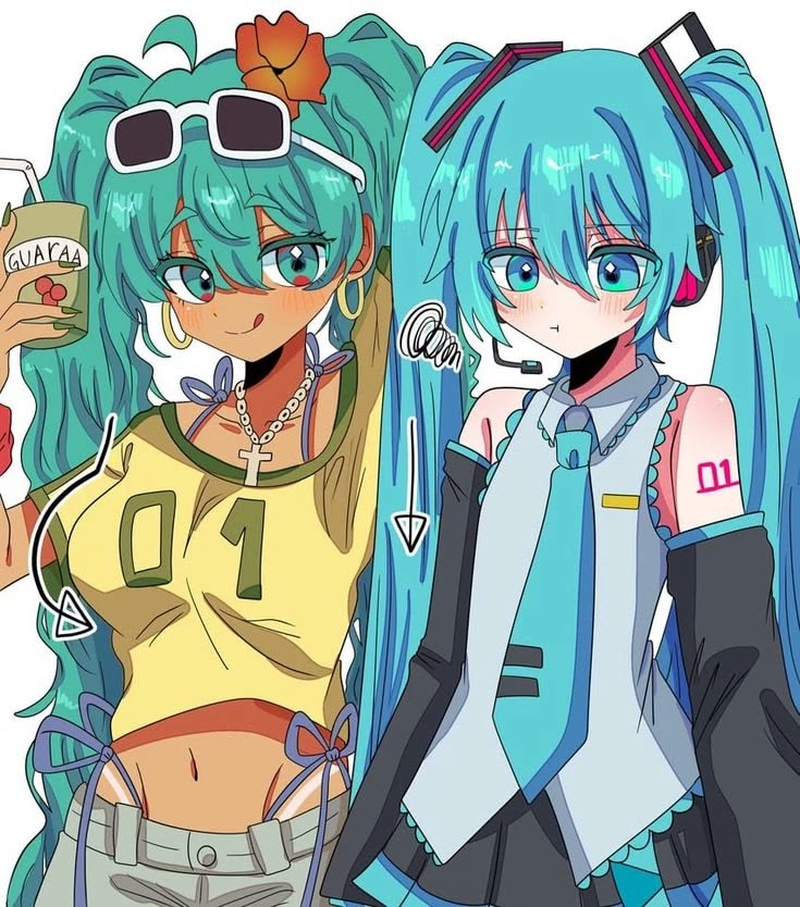 Brazil Miku and Teto + Normal Miku and teto thumbnail