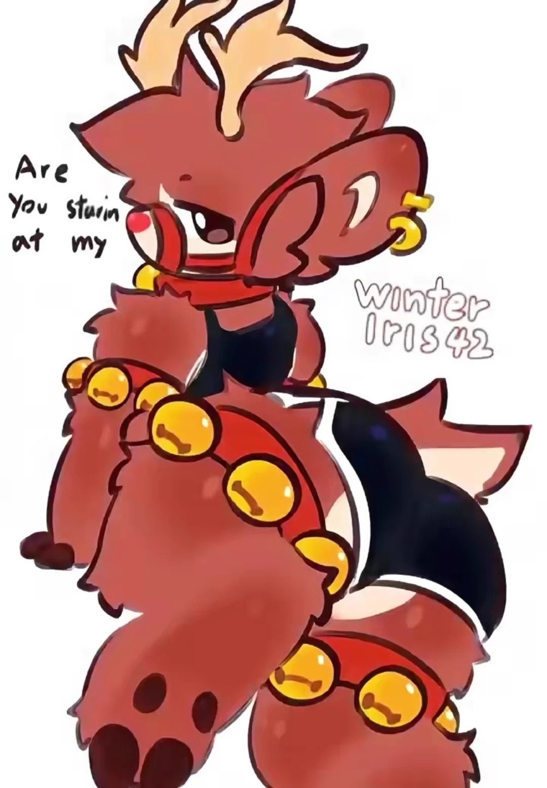 Shy deer girl thumbnail