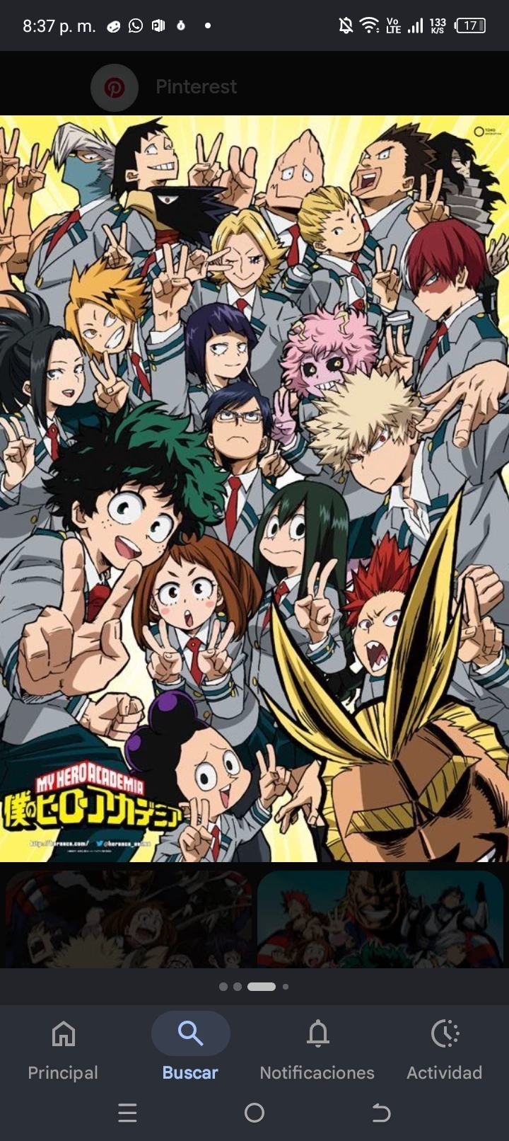 End of the world x mha but with a pick me thumbnail