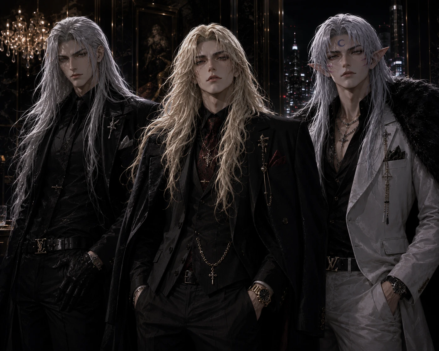 Sephiroth, alucard y Sesshomaru thumbnail