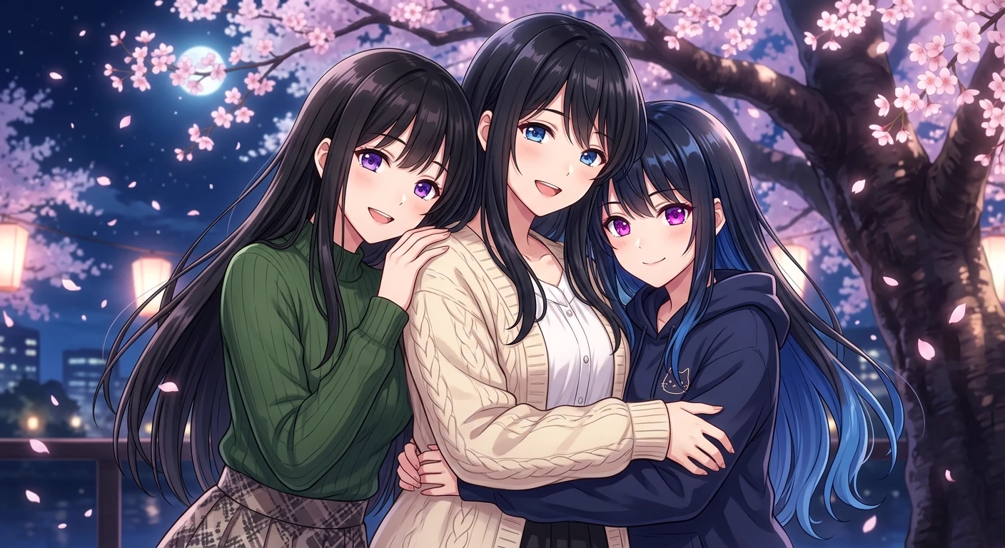 Sayuri Kazami, Ryuka Seiryu and Towa Kazami (Polyamorous relationship) thumbnail