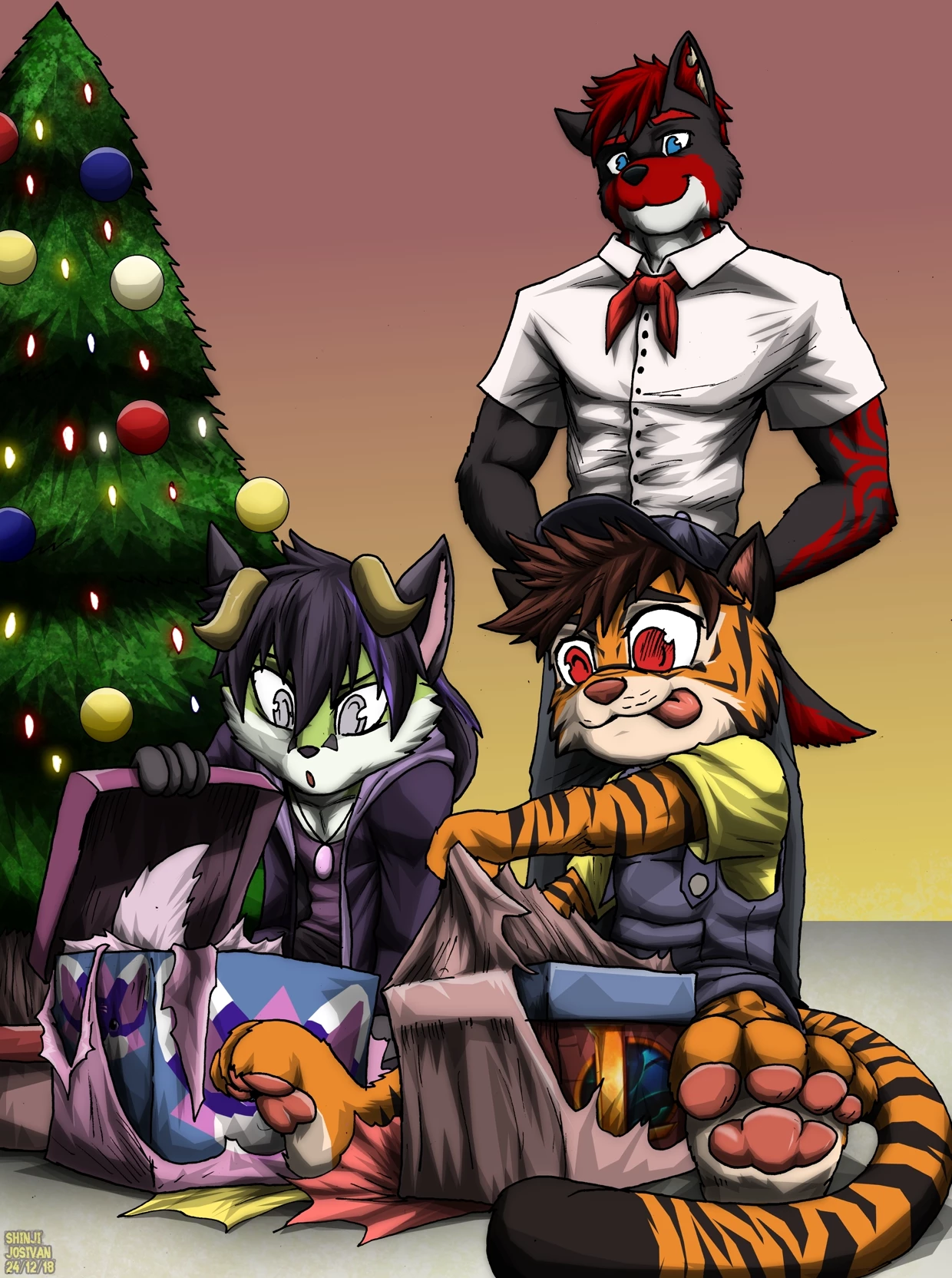 Furry Family Christmas thumbnail
