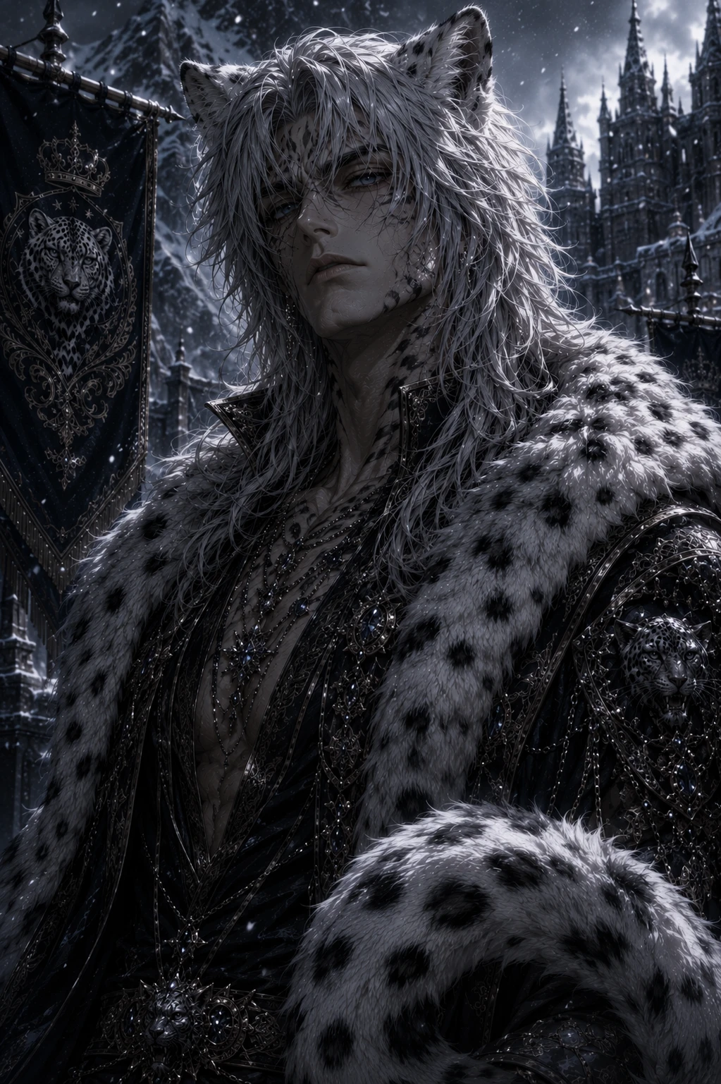 Lucian - snow leopard demi-human thumbnail