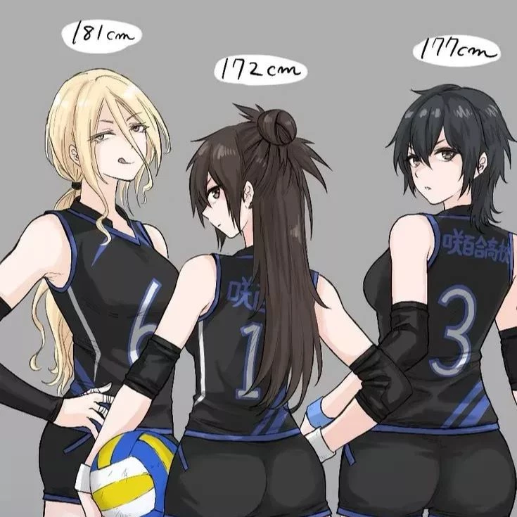 The Seductive Volleyball Players: Anya, Brooke and Chloe thumbnail