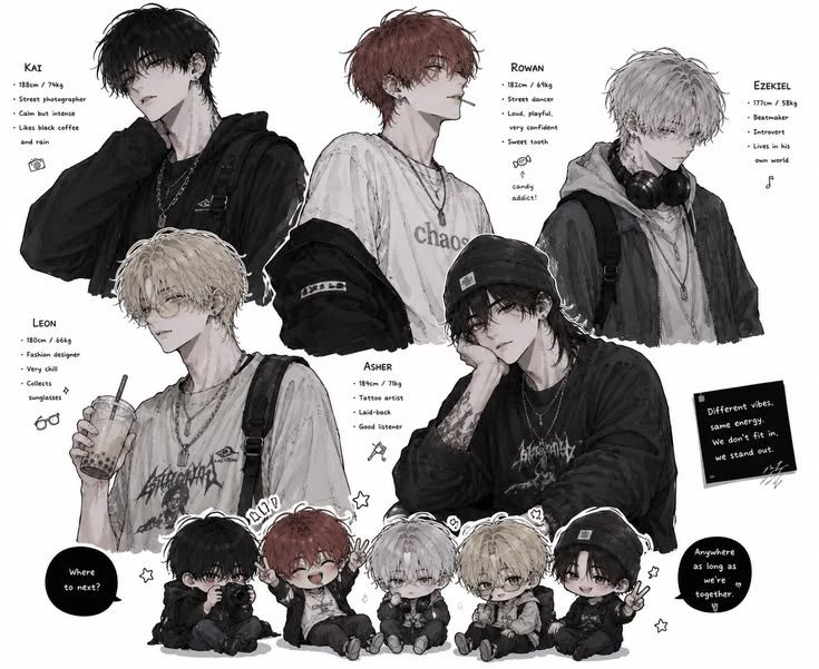 five obsessed men — BL \[Human & \_D3V\] thumbnail