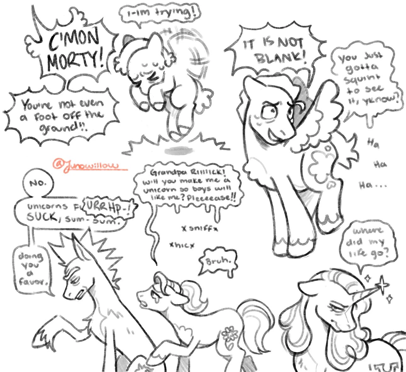 Rick X Morty Pony thumbnail
