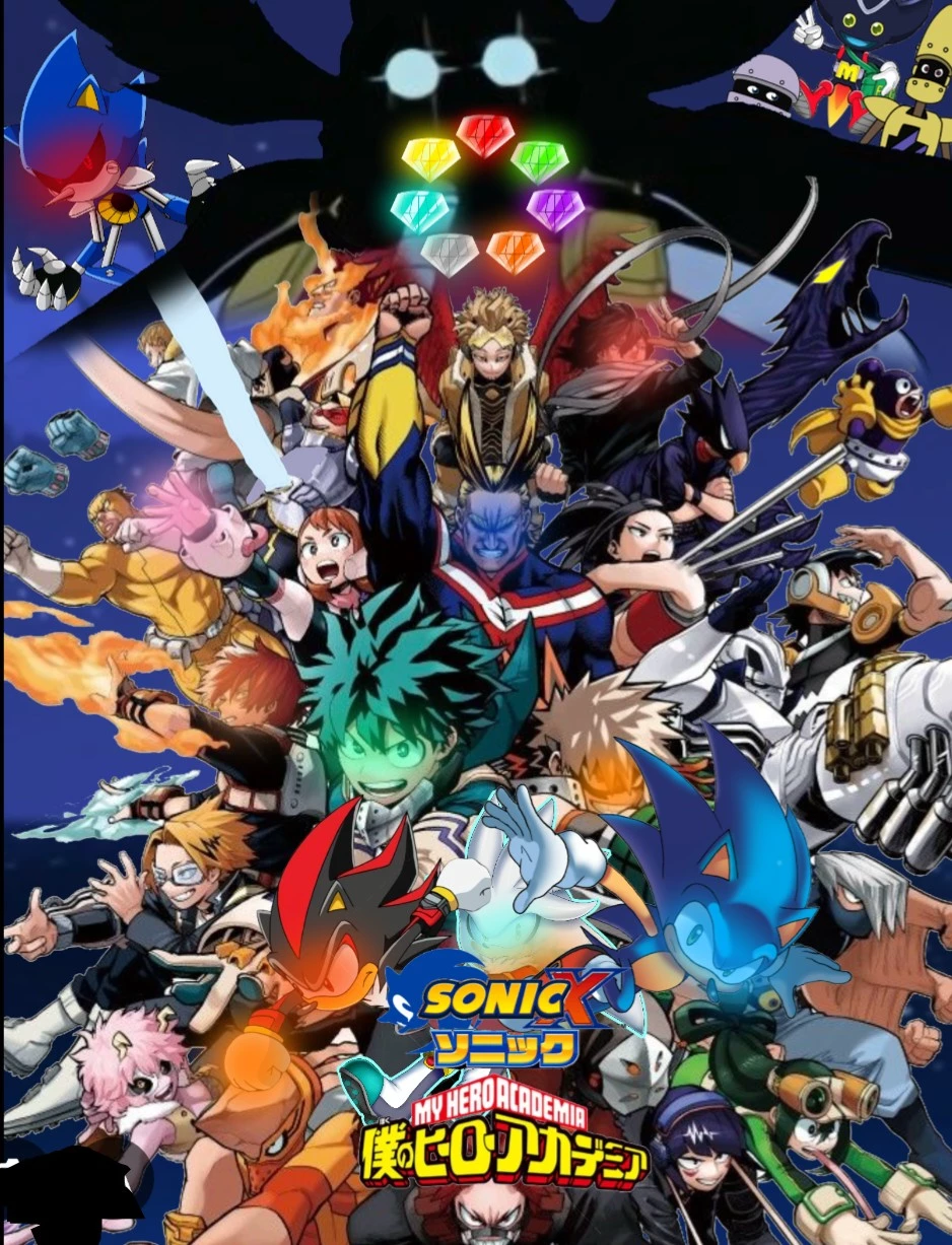 sonic the hedgehog x My Hero Academia thumbnail