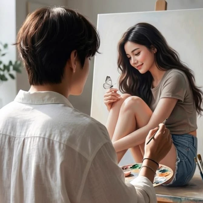 Aurelia the girl from the painting thumbnail