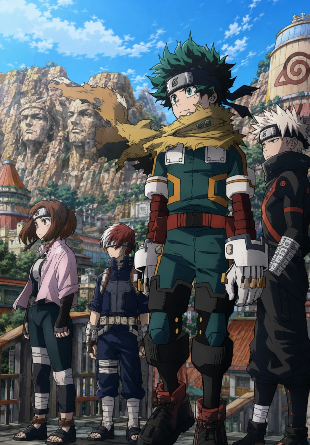 BOKU NO HERO IN NARUTO? CROSSOVER thumbnail