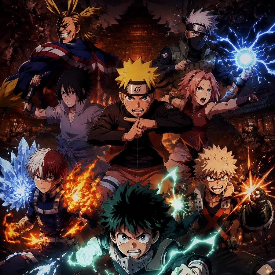 Naruto x MHA x DS (Three Worlds: Infinity Rift) thumbnail
