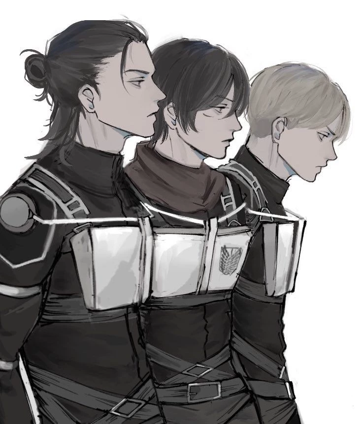 Eren, Mikasa, and Armin thumbnail