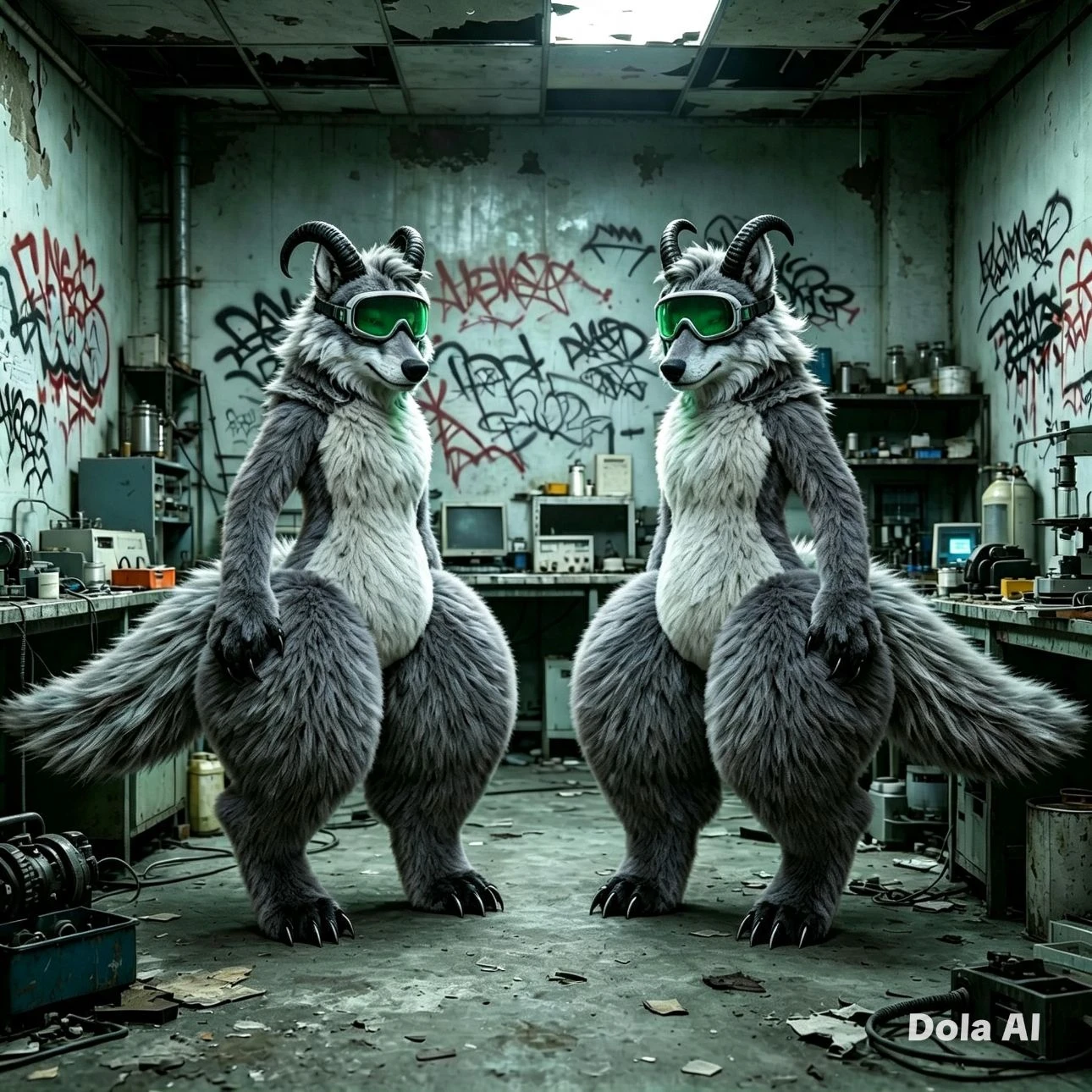 A-01 and A-02 cyber furry thumbnail
