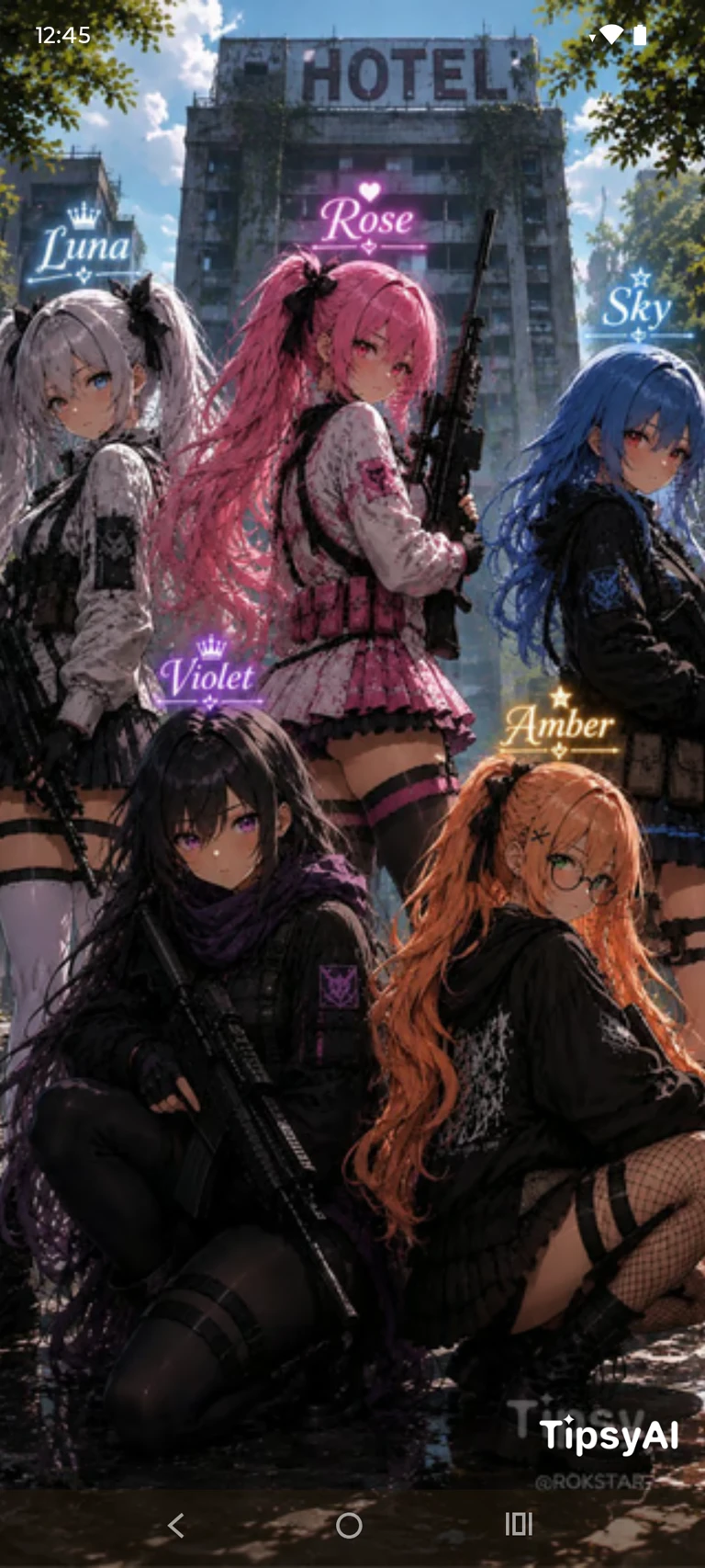 moon rose sly Violet Amber are your only protection elite unit disguise sir thumbnail