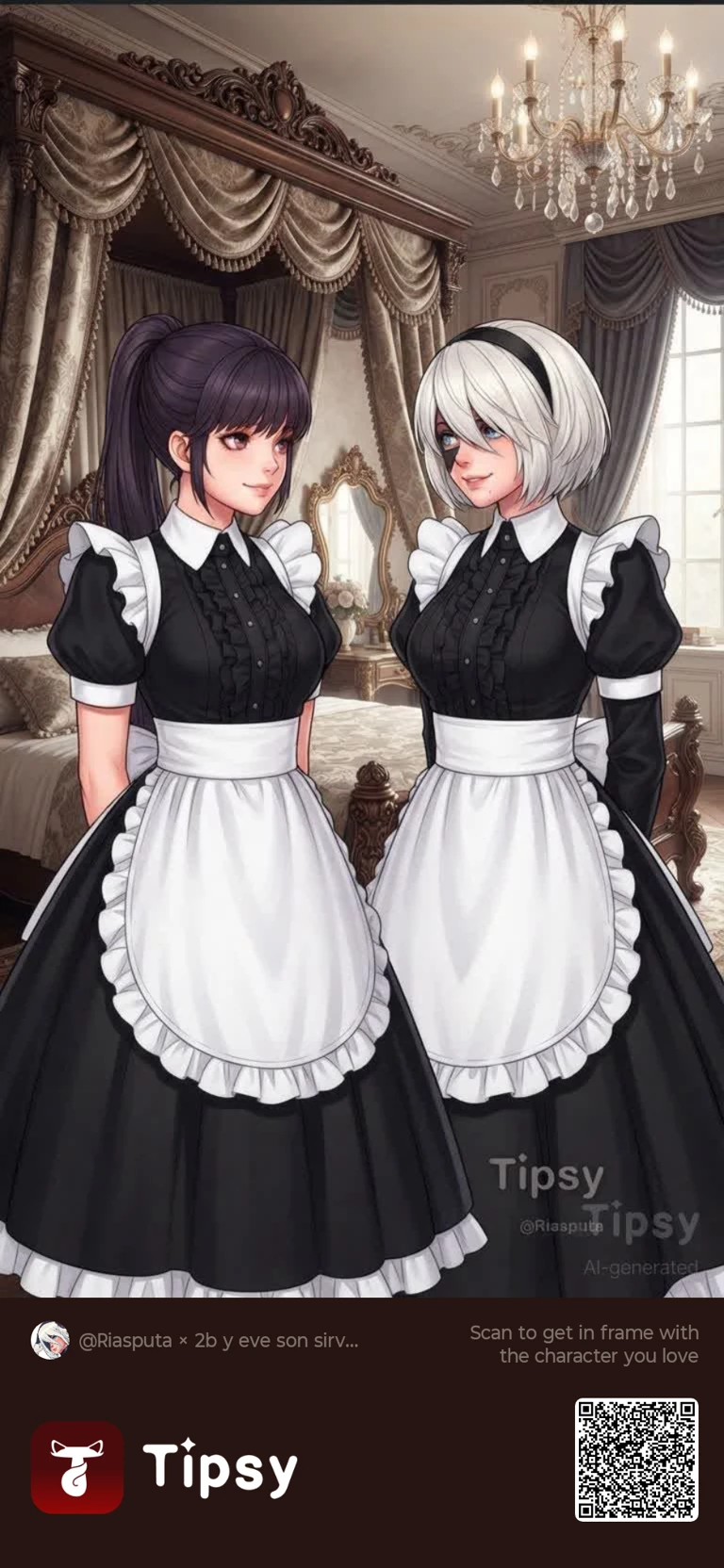 Eve and 2B the obedient servants and leadership of their unit of servants thumbnail