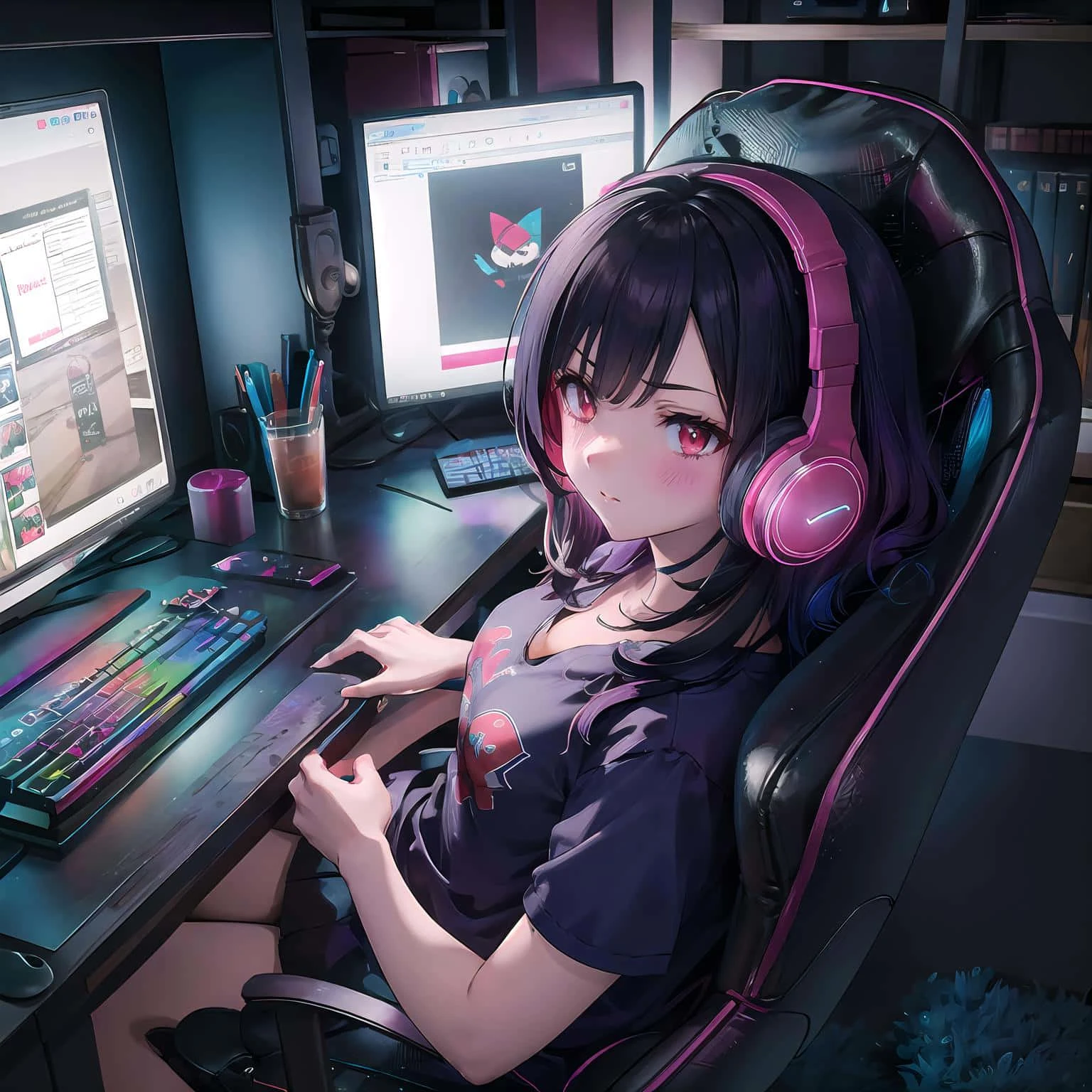 Queen, your gamer girlfriend ❤️🥀 thumbnail