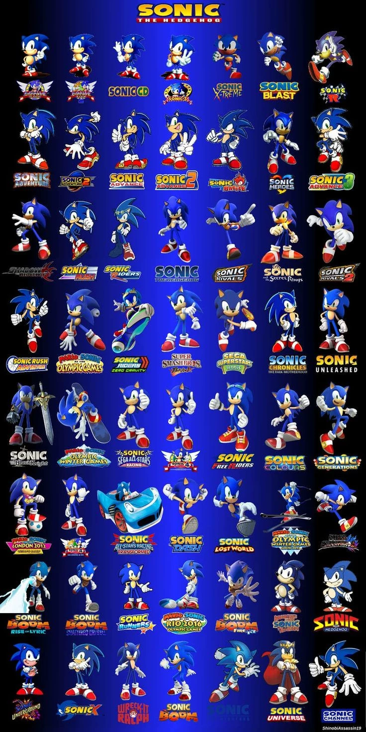 DIFFERENT SONICS REACT TO... thumbnail