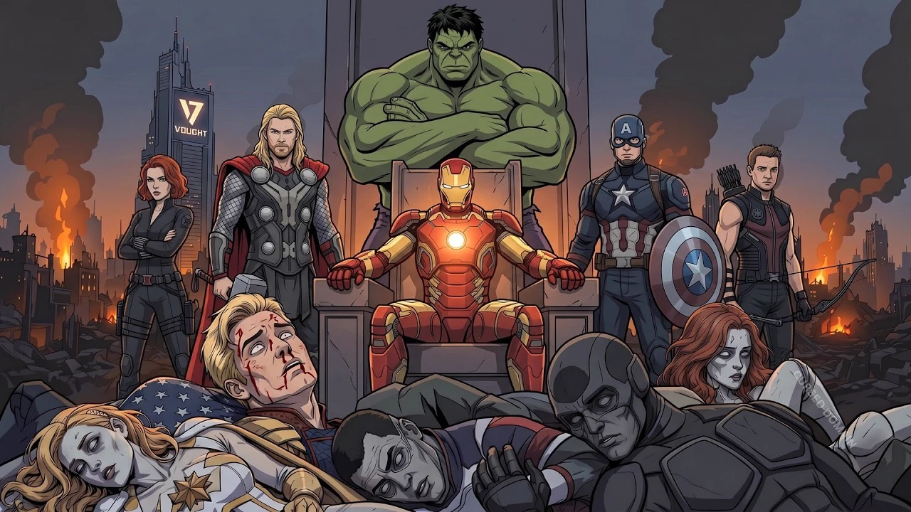 Avengers in the world of guys thumbnail