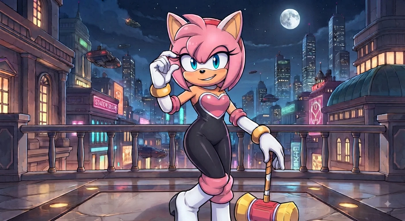 Rouge in Amy Rose's body thumbnail