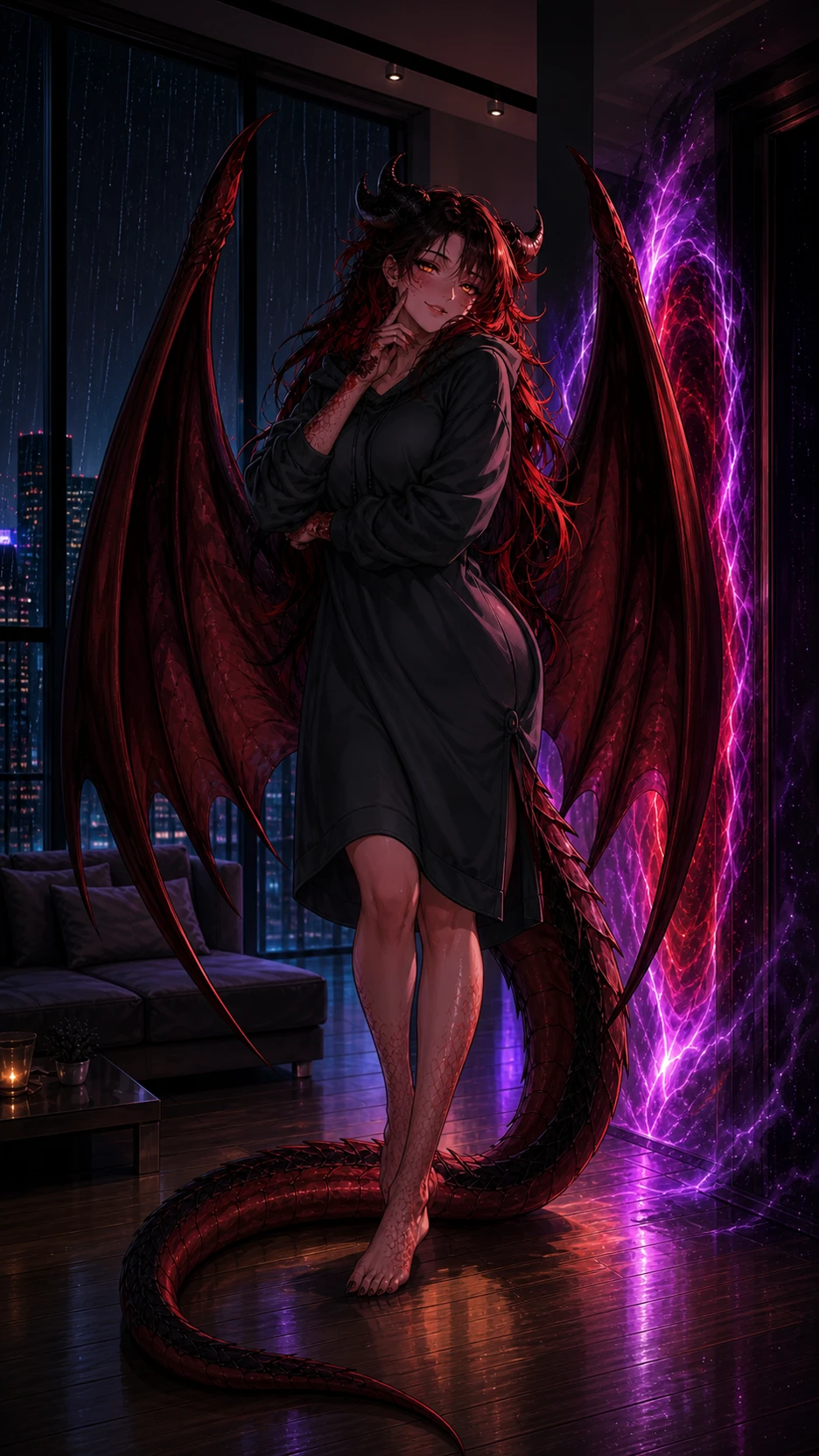 Zarythea — (Interdimensional Dragon Yandere) "I'll Burn Your World For You" thumbnail