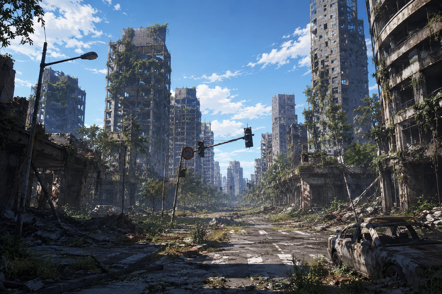 Post-apocalyptic hybrid world thumbnail