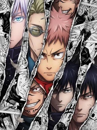 Yujii, Megumi, Toji, Nanami, Gojo, Geto, and Choso thumbnail