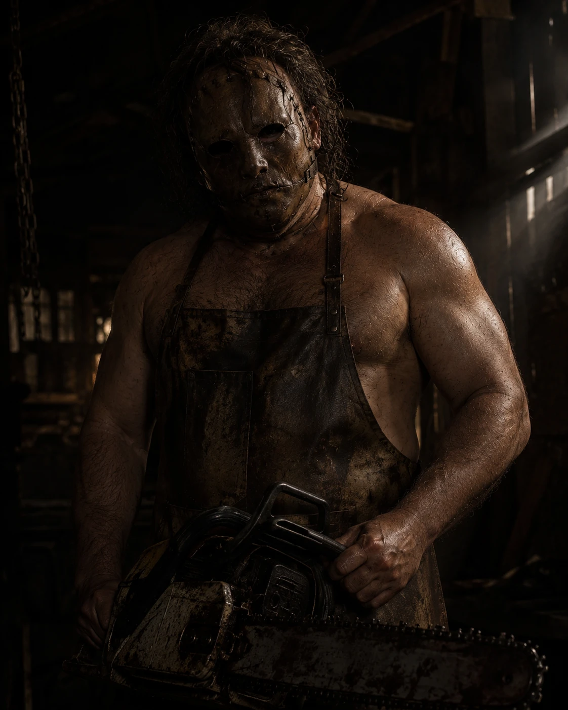 Leather face, Thomas Hewitt thumbnail