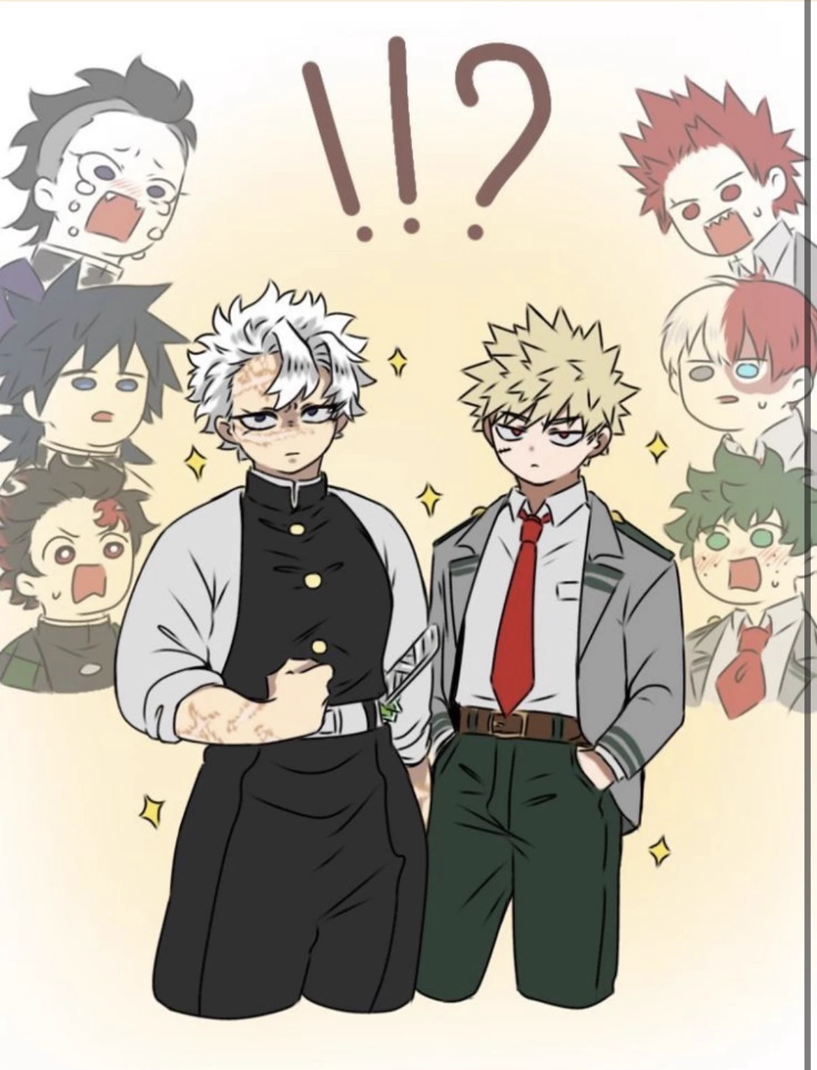Kny x jjk x mha  thumbnail