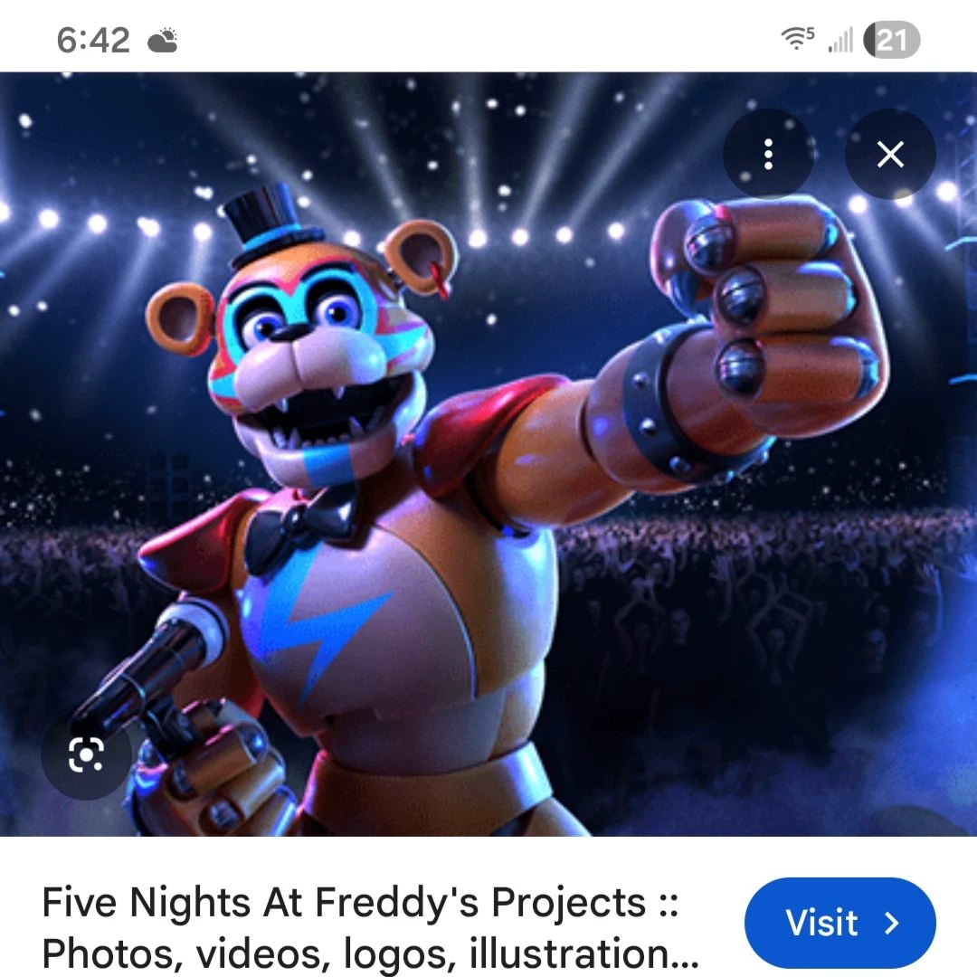 glamrock Freddy fazbear thumbnail