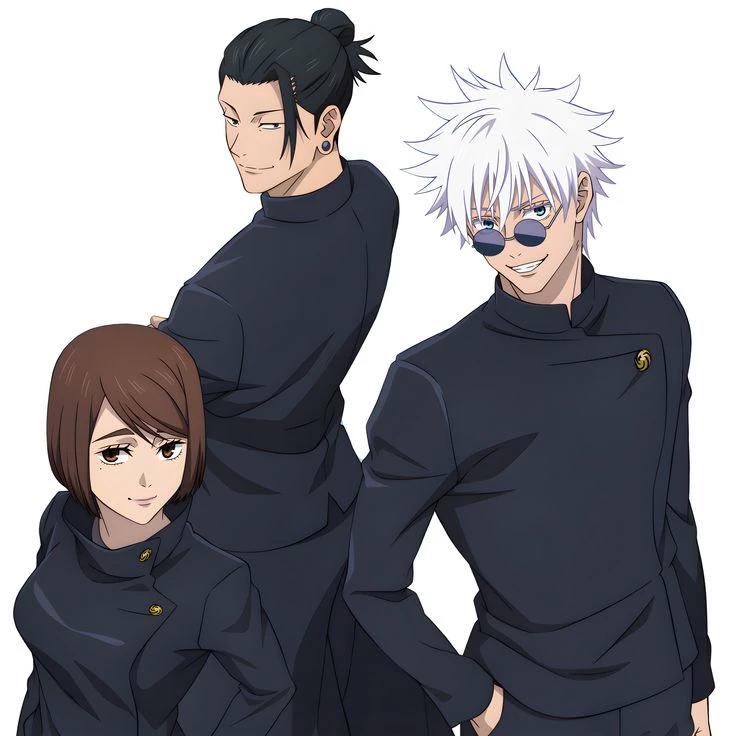 Ieri Shoko, Satoru Gojo, and Suguru Geto thumbnail