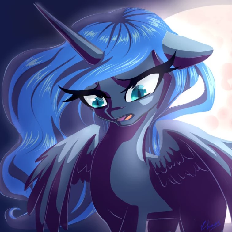 Princess Luna the day before turning into Nightmare Moon thumbnail
